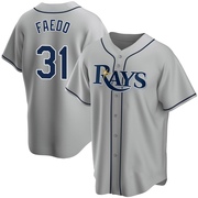 Alex Faedo Men's Tampa Bay Rays Road Jersey - Gray Replica