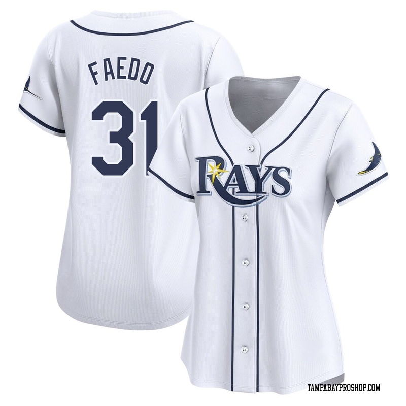 Alex Faedo Women's Tampa Bay Rays Home Jersey - White Limited