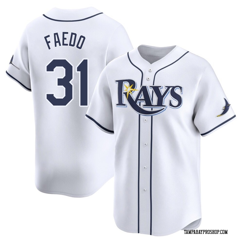 Alex Faedo Youth Tampa Bay Rays Home Jersey - White Limited