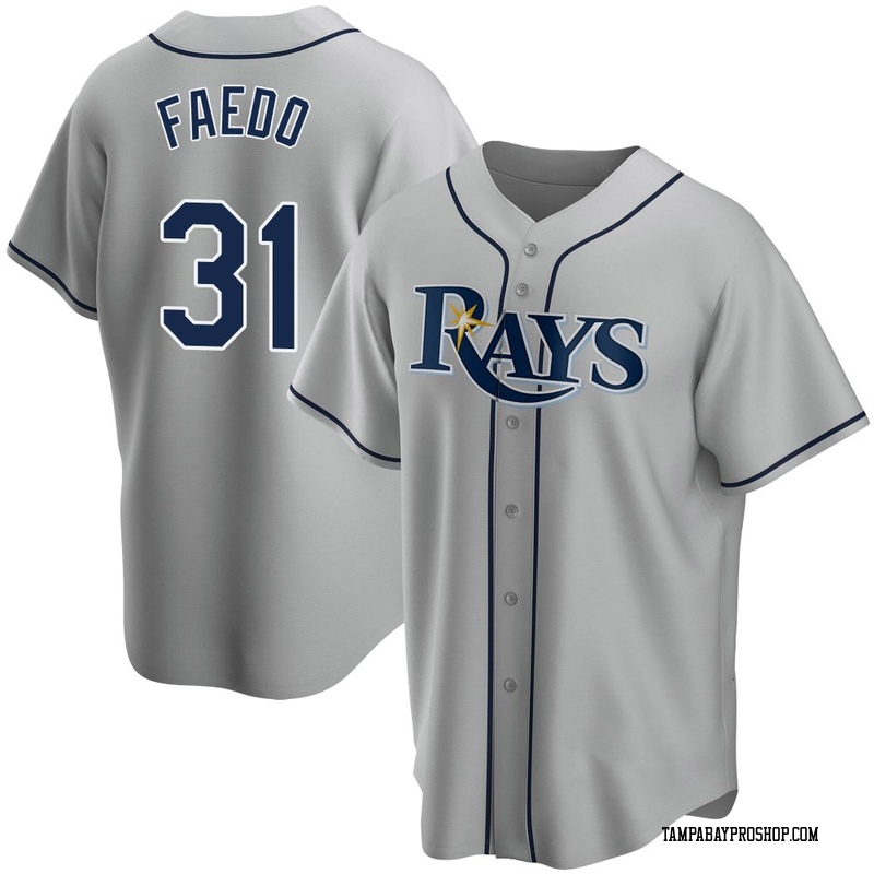 Alex Faedo Youth Tampa Bay Rays Road Jersey - Gray Replica