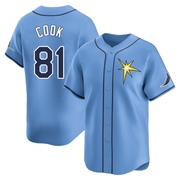 Alexander Cook Men's Tampa Bay Rays Alternate Jersey - Light Blue Limited