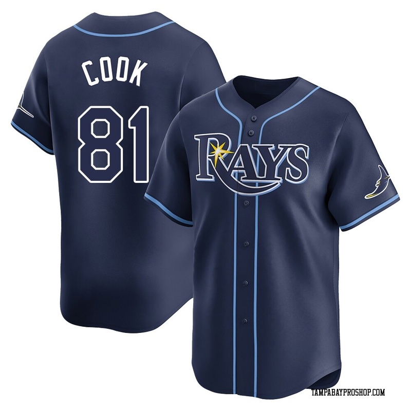 Alexander Cook Men's Tampa Bay Rays Away Jersey - Navy Limited