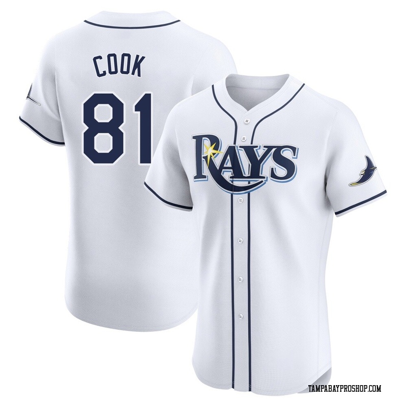 Alexander Cook Men's Tampa Bay Rays Home Jersey - White Elite