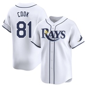 Alexander Cook Men's Tampa Bay Rays Home Jersey - White Limited