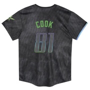 Alexander Cook Toddler Tampa Bay Rays 2024 City Connect Jersey - Charcoal Limited