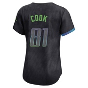 Alexander Cook Women's Tampa Bay Rays 2024 City Connect Jersey - Charcoal Limited