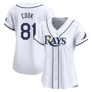 Alexander Cook Women's Tampa Bay Rays Home Jersey - White Limited