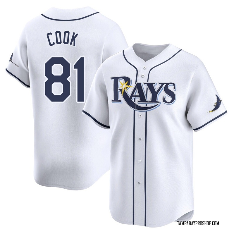 Alexander Cook Youth Tampa Bay Rays Home Jersey - White Limited