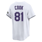 Alexander Cook Youth Tampa Bay Rays Throwback Cooperstown Jersey - White Limited