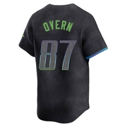Austin Overn Men's Tampa Bay Rays 2024 City Connect Jersey - Charcoal Limited