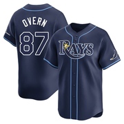 Austin Overn Men's Tampa Bay Rays Away Jersey - Navy Limited