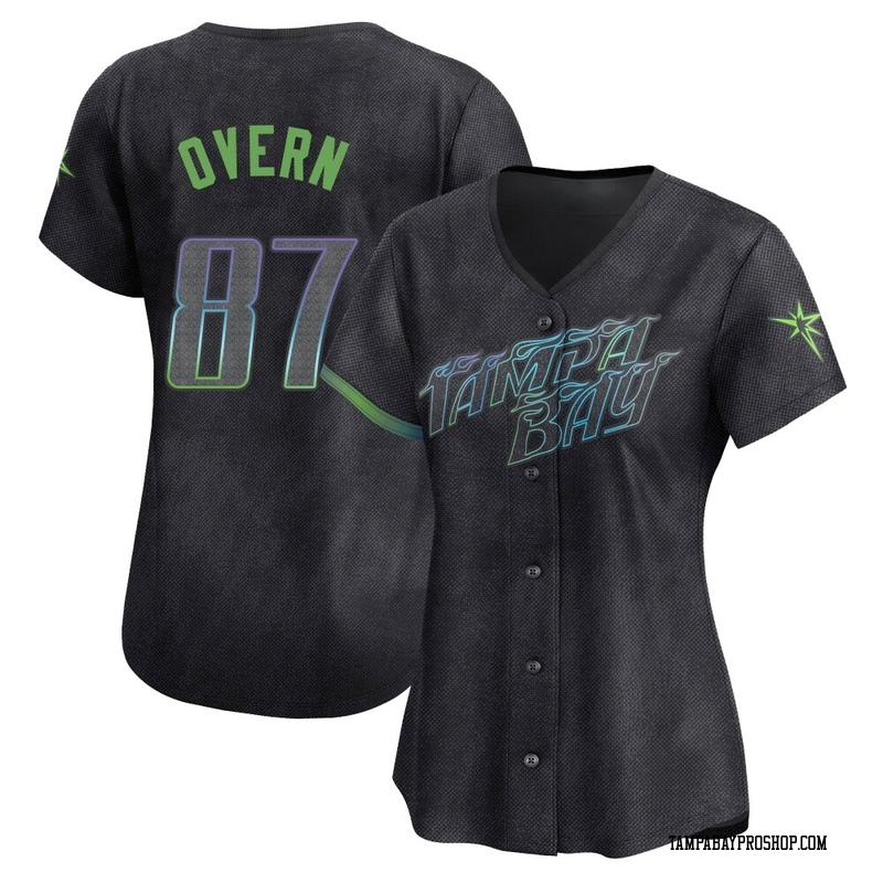 Austin Overn Women's Tampa Bay Rays 2024 City Connect Jersey - Charcoal Limited