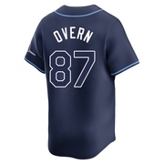 Austin Overn Youth Tampa Bay Rays Away Jersey - Navy Limited
