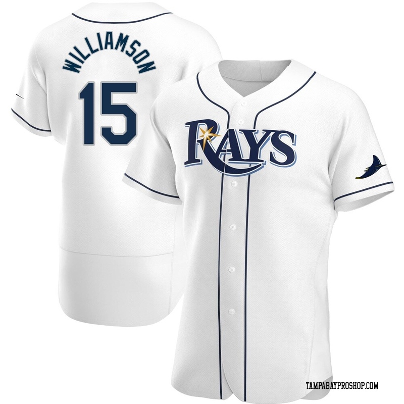 Ben Williamson Men's Tampa Bay Rays Home Jersey - White Authentic