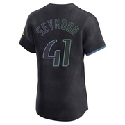 Bob Seymour Men's Tampa Bay Rays 2024 City Connect Jersey - Charcoal Elite
