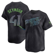Bob Seymour Youth Tampa Bay Rays 2024 City Connect Jersey - Charcoal Limited