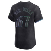 Brian Van Belle Men's Tampa Bay Rays 2024 City Connect Jersey - Charcoal Elite
