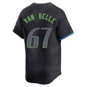 Brian Van Belle Men's Tampa Bay Rays 2024 City Connect Jersey - Charcoal Limited