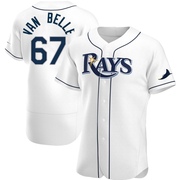 Brian Van Belle Men's Tampa Bay Rays Home Jersey - White Authentic