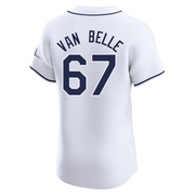 Brian Van Belle Men's Tampa Bay Rays Home Jersey - White Elite
