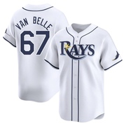 Brian Van Belle Men's Tampa Bay Rays Home Jersey - White Limited