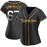 Brian Van Belle Women's Tampa Bay Rays Alternate Jersey - Black Golden Replica