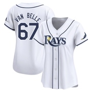 Brian Van Belle Women's Tampa Bay Rays Home Jersey - White Limited