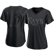 Brian Van Belle Women's Tampa Bay Rays Pitch Fashion Jersey - Black Replica