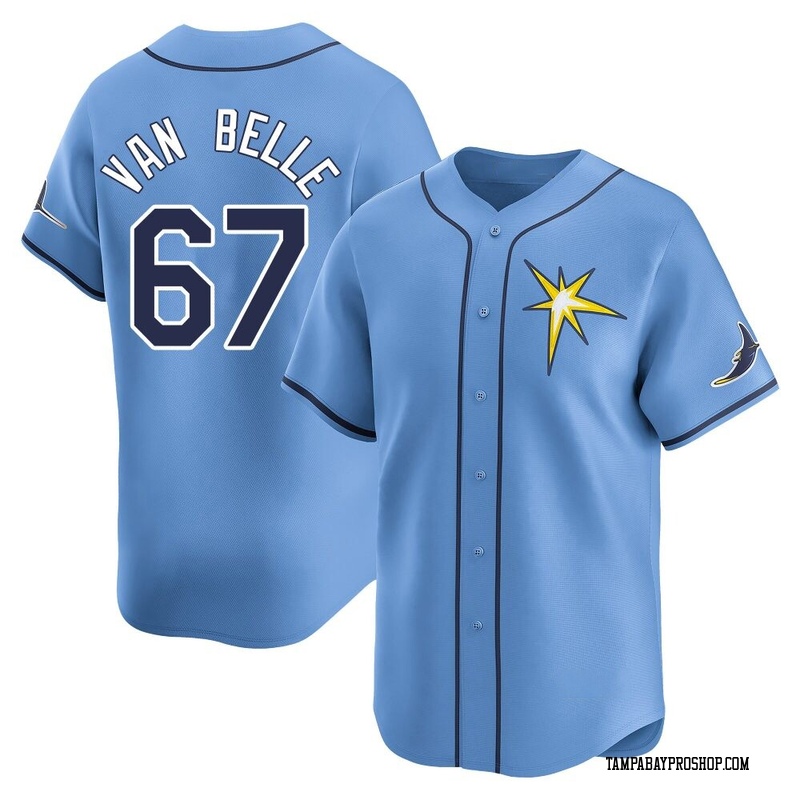 Brian Van Belle Youth Tampa Bay Rays Alternate Jersey - Light Blue Limited