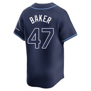 Bryan Baker Men's Tampa Bay Rays Away Jersey - Navy Limited