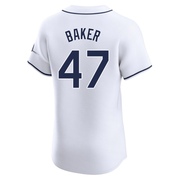 Bryan Baker Men's Tampa Bay Rays Home Jersey - White Elite