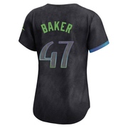 Bryan Baker Women's Tampa Bay Rays 2024 City Connect Jersey - Charcoal Limited