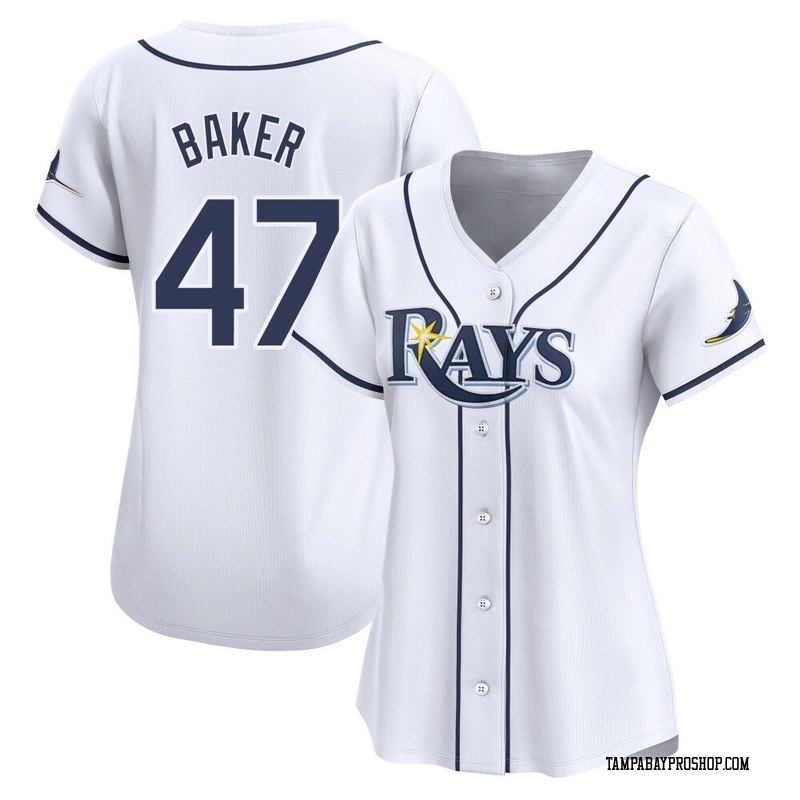 Bryan Baker Women's Tampa Bay Rays Home Jersey - White Limited