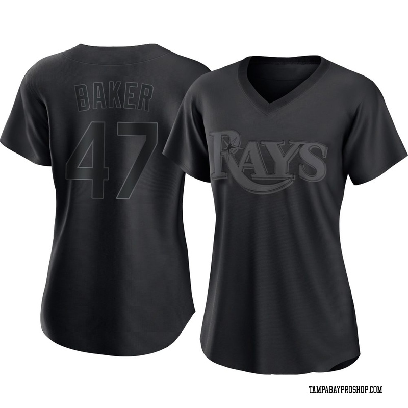 Bryan Baker Women's Tampa Bay Rays Pitch Fashion Jersey - Black Replica
