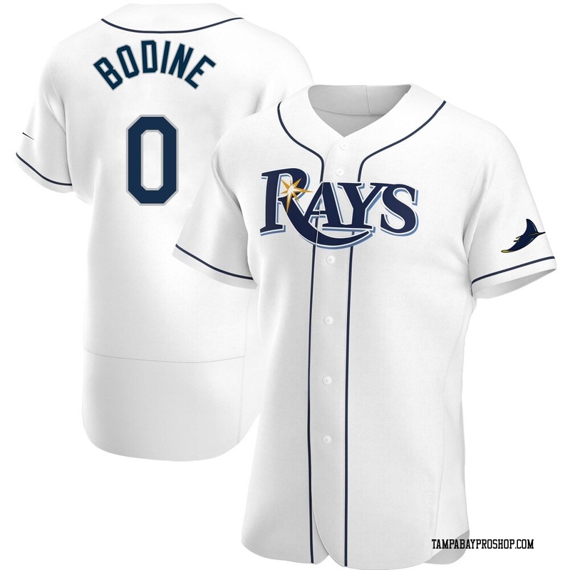Caden Bodine Men's Tampa Bay Rays Home Jersey - White Authentic