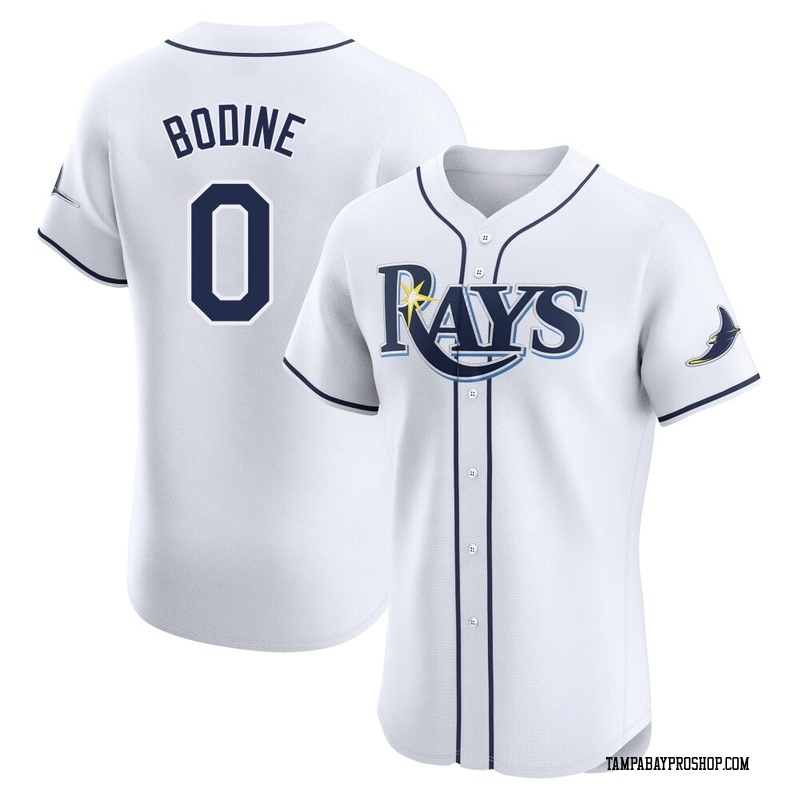 Caden Bodine Men's Tampa Bay Rays Home Jersey - White Elite