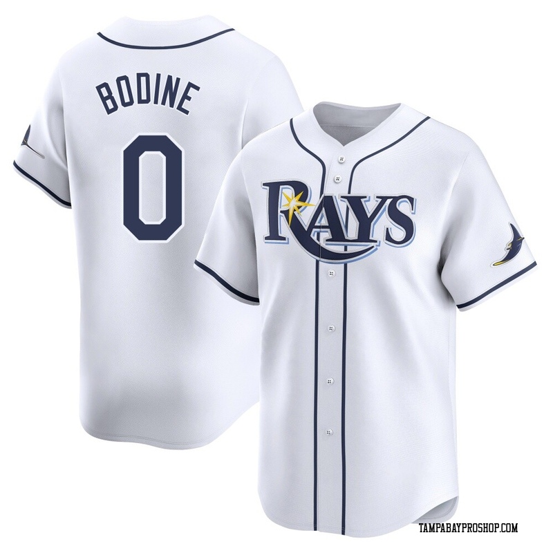 Caden Bodine Men's Tampa Bay Rays Home Jersey - White Limited