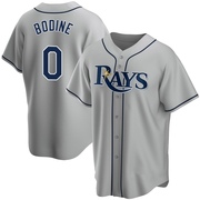 Caden Bodine Men's Tampa Bay Rays Road Jersey - Gray Replica