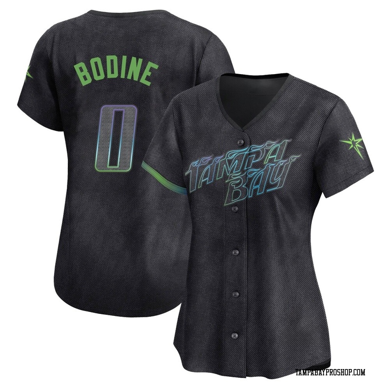 Caden Bodine Women's Tampa Bay Rays 2024 City Connect Jersey - Charcoal Limited