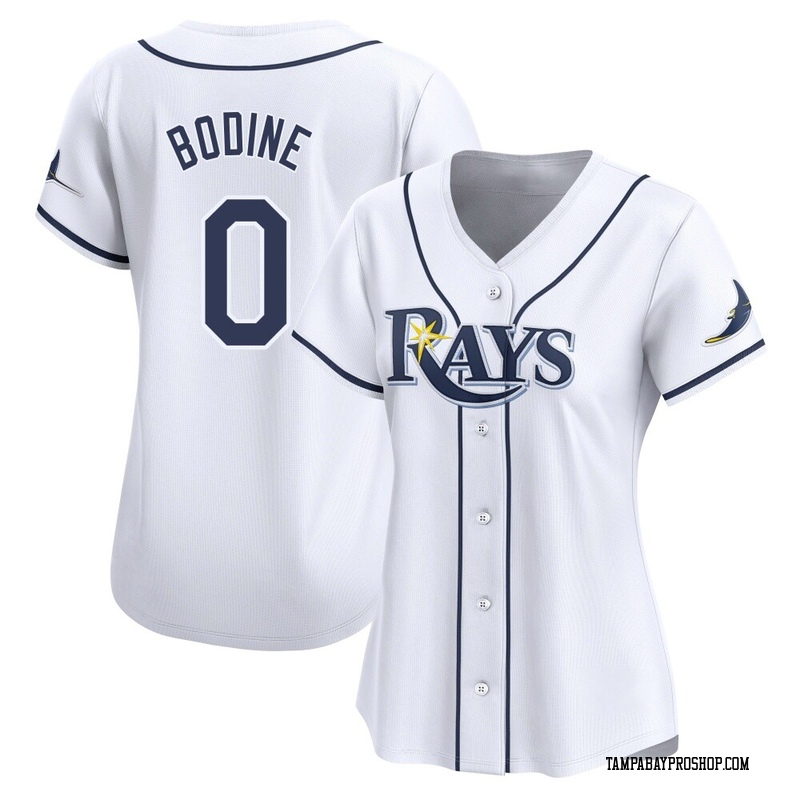 Caden Bodine Women's Tampa Bay Rays Home Jersey - White Limited
