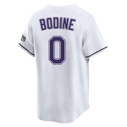 Caden Bodine Youth Tampa Bay Rays Throwback Cooperstown Jersey - White Limited