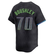 Caleb Boushley Men's Tampa Bay Rays 2024 City Connect Jersey - Charcoal Limited