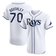 Caleb Boushley Men's Tampa Bay Rays Home Jersey - White Elite