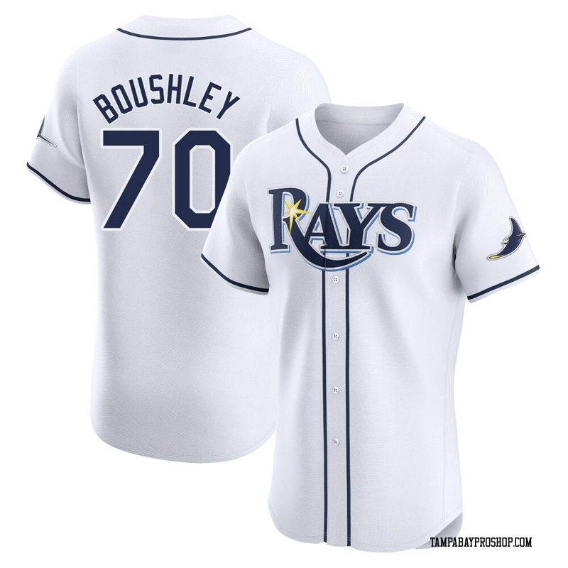 Caleb Boushley Men's Tampa Bay Rays Home Jersey - White Elite