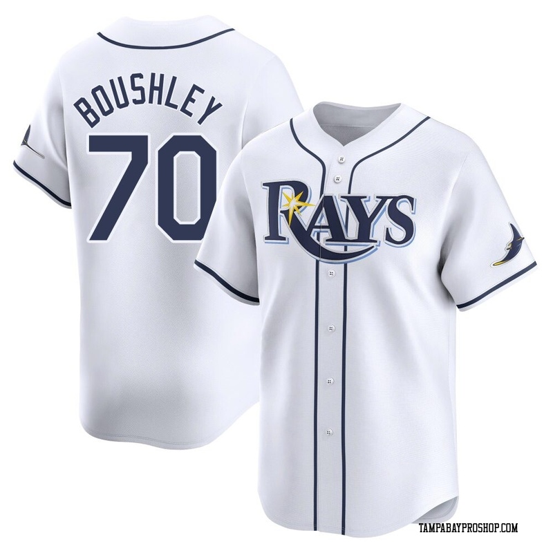 Caleb Boushley Men's Tampa Bay Rays Home Jersey - White Limited