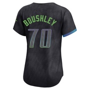 Caleb Boushley Women's Tampa Bay Rays 2024 City Connect Jersey - Charcoal Limited