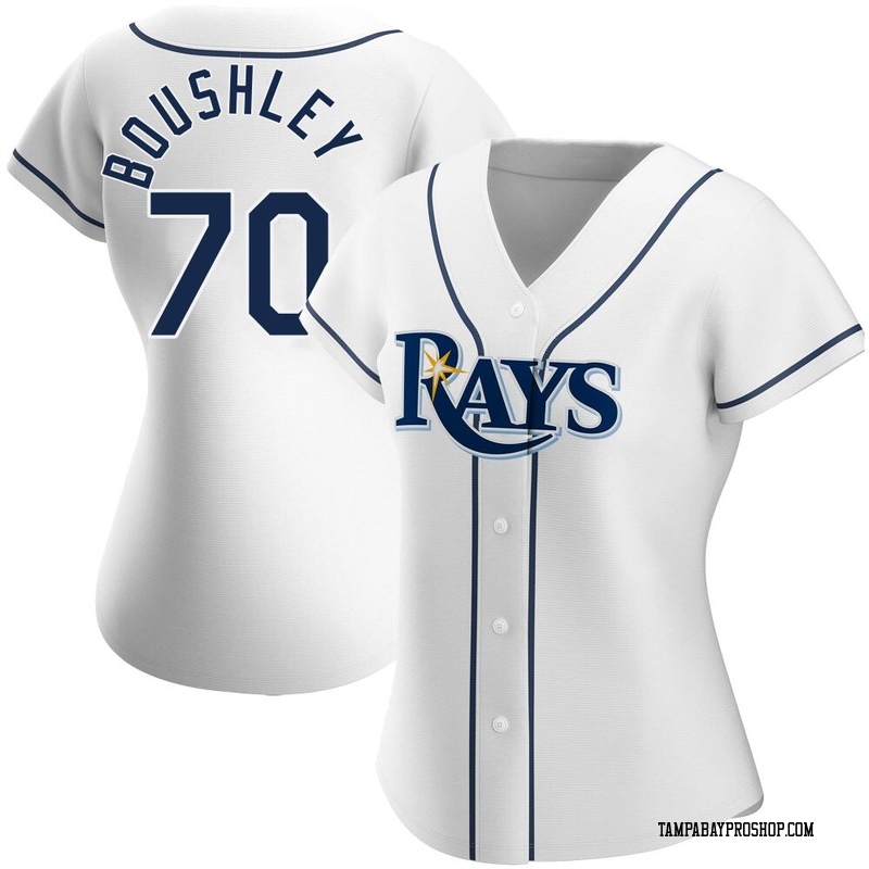 Caleb Boushley Women's Tampa Bay Rays Home Jersey - White Authentic