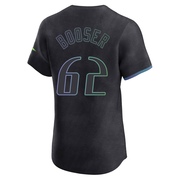 Cam Booser Men's Tampa Bay Rays 2024 City Connect Jersey - Charcoal Elite