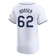 Cam Booser Men's Tampa Bay Rays Home Jersey - White Elite