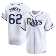 Cam Booser Men's Tampa Bay Rays Home Jersey - White Limited